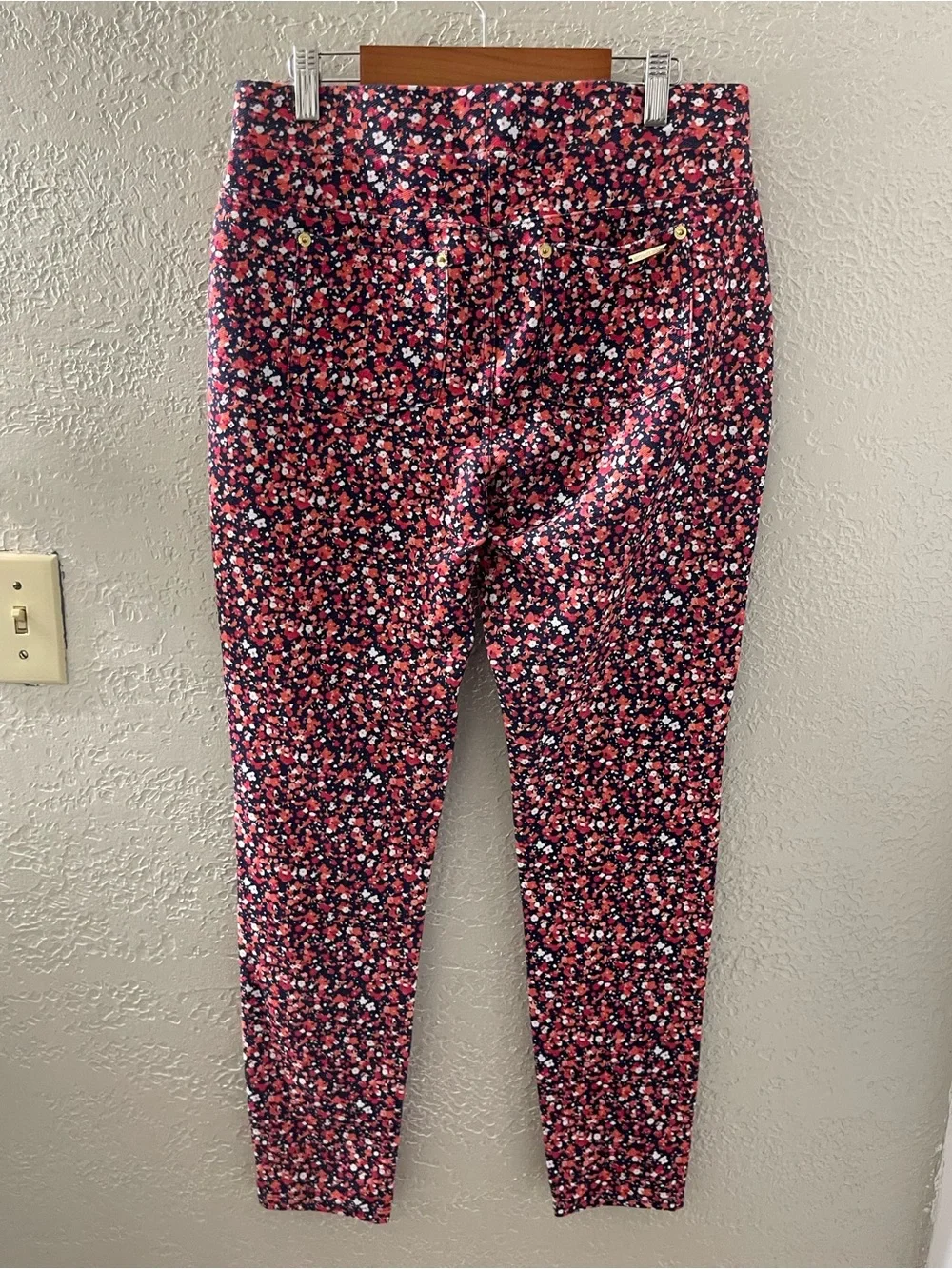 Michael‎ Kors Women’s Casual Multi-Colored Slim Stretchy Jegging Pants Medium